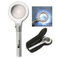 Light Up Magnifying Glass - Die Cast - 8 LEDs